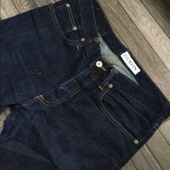 Gustin Raw Denim Selvaged Straight fit Men’s Jeans broken in soft feel! - Picture 5 of 7